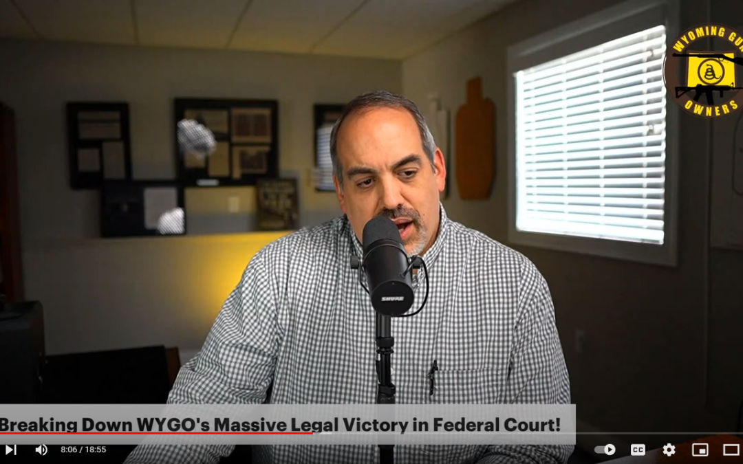 Massive WYGO Victory in Federal Court!