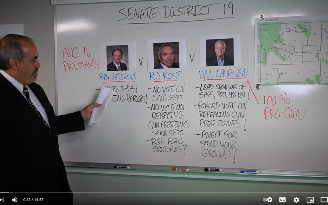Bighorn/Park County: Ray Peterson Wants to Mandate Waiting Periods!