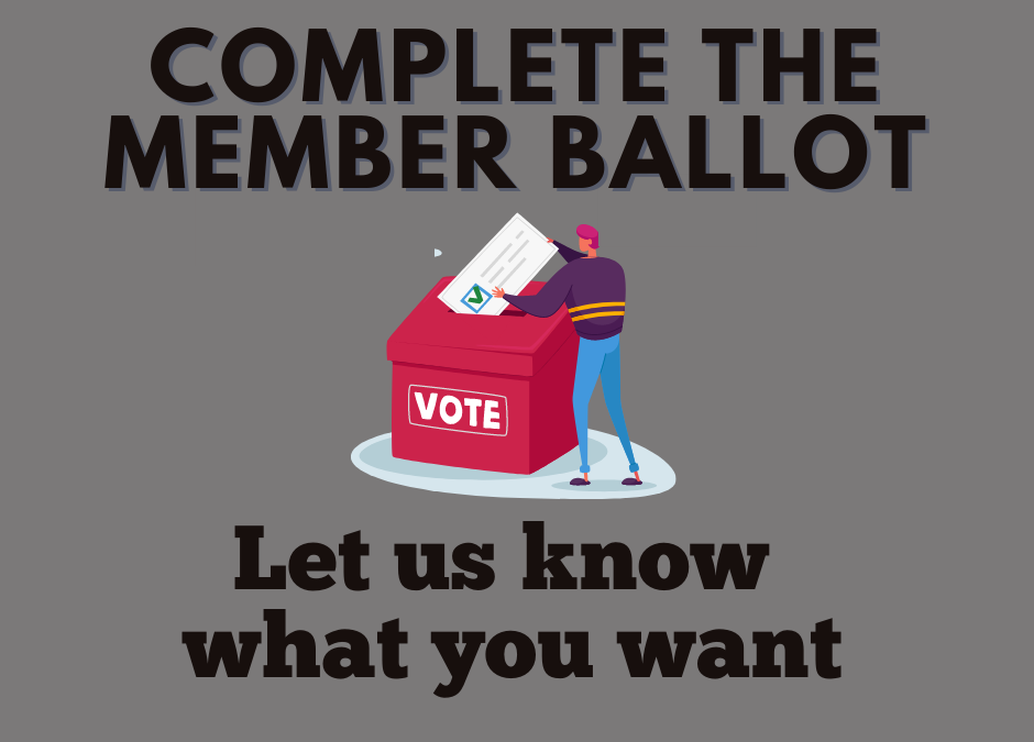 YOUR OFFICIAL WYGO Membership Ballot is Here!
