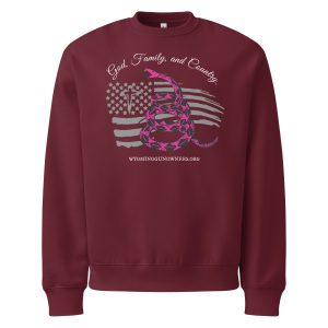 Women's - Faith and Family - Oversized heavyweight sweatshirt