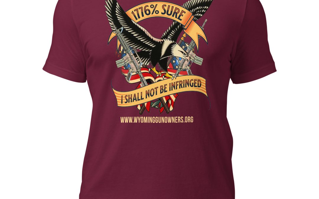 Gold Text -“I’m 1776% Sure” – Unisex t-shirt