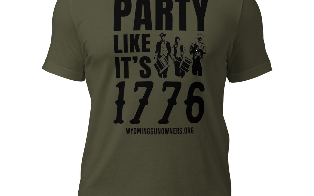 Short-Sleeve- Unisex – Dark Text – “Party Like It’s 1776” – Unisex t-shirt
