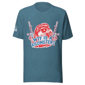 Supersoft – Short Sleeve – Unisex – "WTF Is A Kilometer”